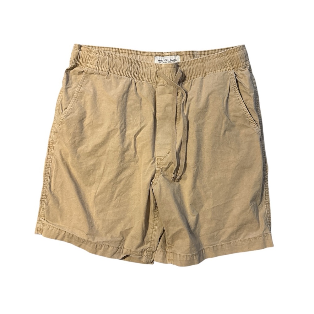 American Eagle Outfitters Tan Flat Front Shorts
